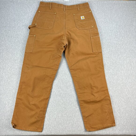 Carhartt Double-Front Utility Work Pant Mens 40x32 Loose Fit Duck Canvas B01 NEW - Picture 4 of 15
